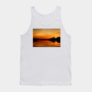 Glorious Sunset on the River Tank Top